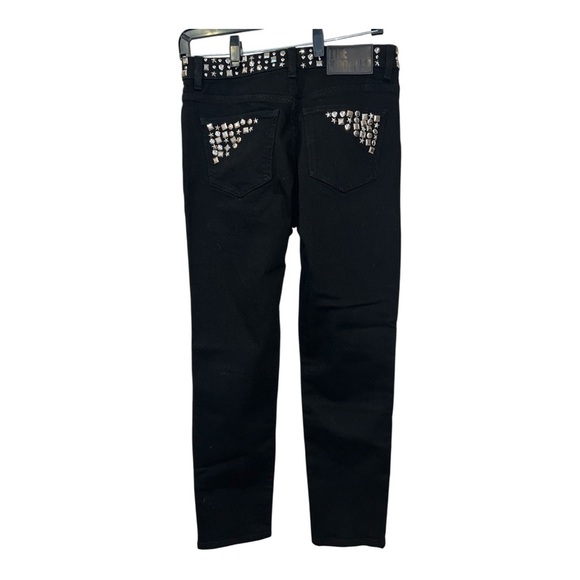 THE KOOPLES Black slim jeans with studs
and stars Size 38 FR/ 6 US NWT - Picture 3 of 12